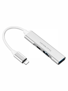 USB HUB 2.0, разветвитель Lightning на 3 порта Орбита OT-PCR19
